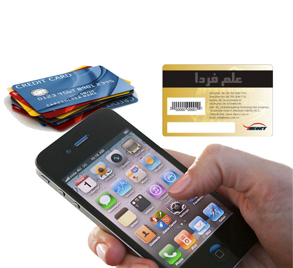 کارت اعتباری در معرض امواج موبایل