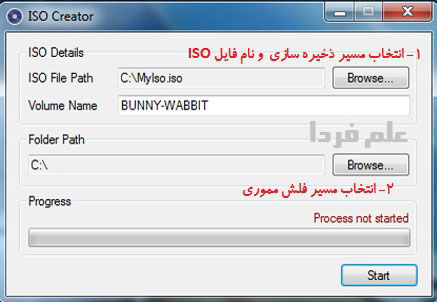تهیه ISO از DVD ویندوز با برنامه ISO Creator 