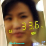 thermo mirror آینه ای که دمای بدن شما را نشان می دهد!