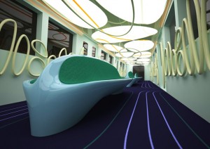 طراحی زیبای مترو