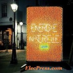 بیلبورد تبلیغاتی با انرژی پرتغال