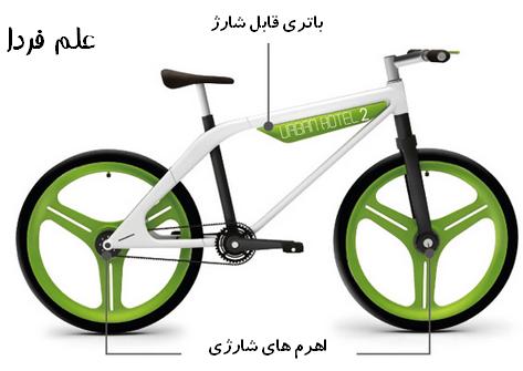 دوچرخه شارژی با باتری قابل شارژ