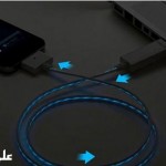 سیم شارژر USB با لامپ LED