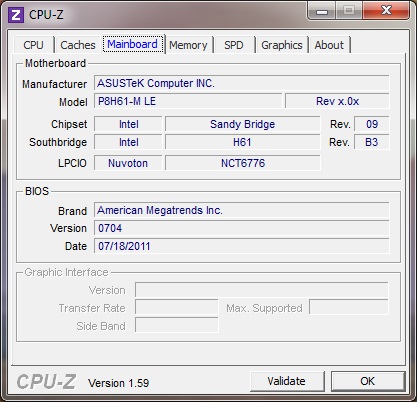 تشخیص مدل مادربورد با نرم افزار CPU Z