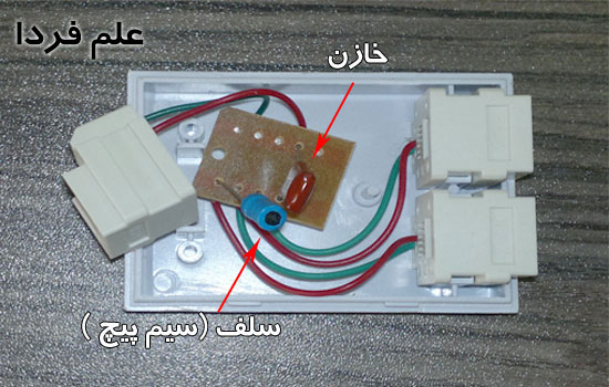 قطعات داخلی اسپلیتر – خازن و سلف درون اسپلیتر