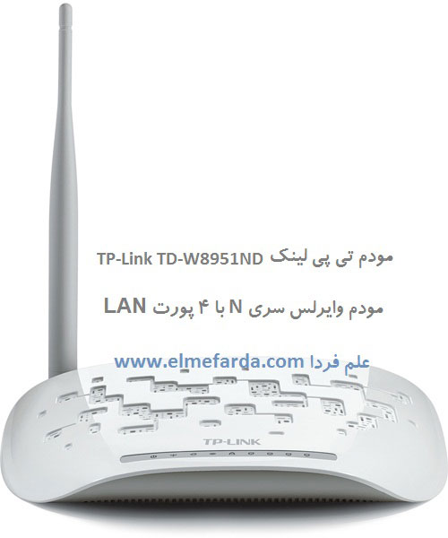 مودم TD-W8951ND - نمای جلو