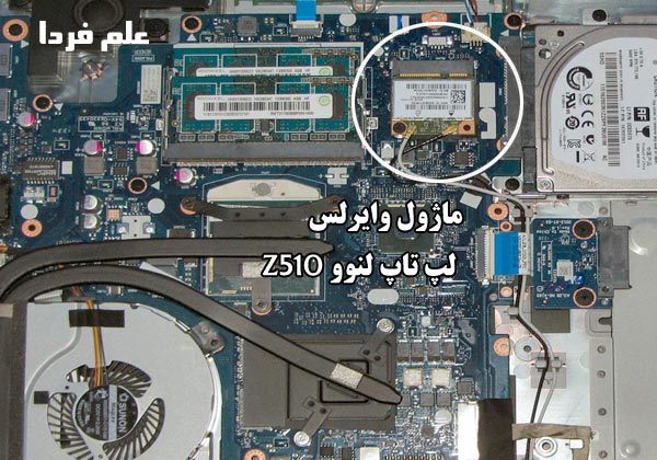 ماژول وایرلس لپ تاپ لنوو z510