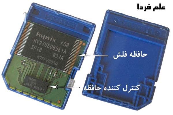 اجزای داخلی حافظه SD