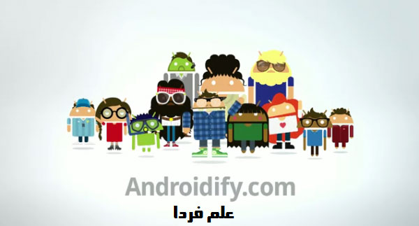 کرکتر های ساخته شده با برنامه Androidify 