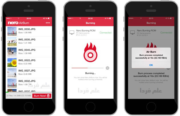 برنامه Airburn ؛ رایت فایل های گوشی و تبلت به صورت وایرلس