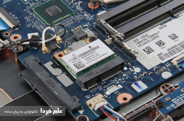 ماژول وای فای روی مادربورد لنوو Z510