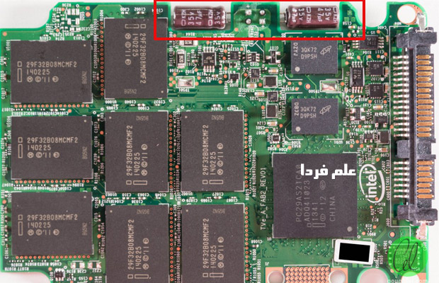 کالبد شکافی SSD - خازن های الکترولیت