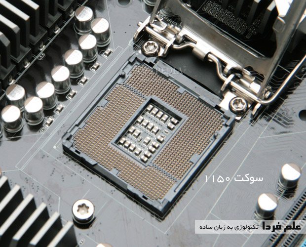 سوکت LGA 1150 مخصوص پردازنده های برادول و هزول