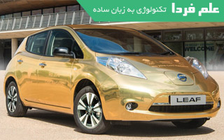 خودرو تمام الکتریکی Nissan Leaf EV با روکش طلا هدیه نیسان به قهرمانان المپیک 2016 ریو