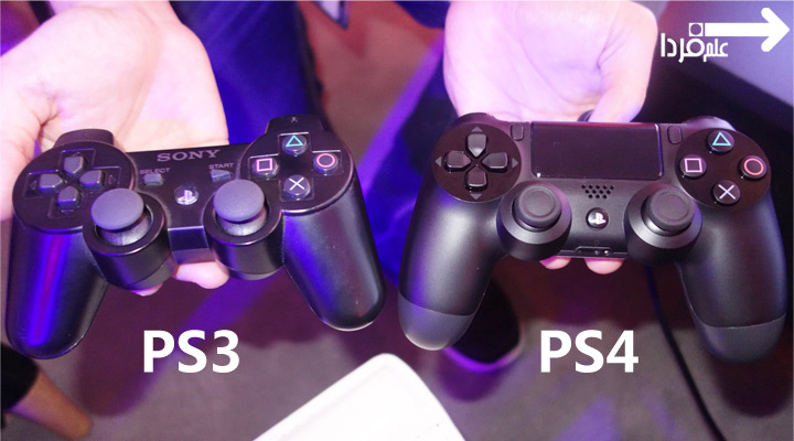 مقایسه دسته PS4 و PS3