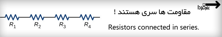 مقاومت الکتریکی در حالت سری